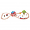 Bigjigs Rail Drevená vlaková stanica
