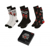 Stranger Things ponožky 3-Pack 38-45 Hellfire Club