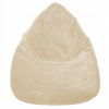 Sedací vak 100x75 cm, krémový mančester