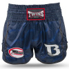 Muay Thai trenky - Twins x Booster - Navy blue/Blue