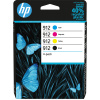 HP 6ZC74AE (912), originálny atrament, CMYK, 4-pack