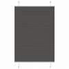vidaXL plisovaná roleta čierna 90x100 cm Šírka látky 89,4 cm 4015124