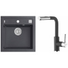 Set Alveus (dřez Formic 20 Black 91 + baterie Siros Black 91) SETA22299