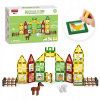 Magnetic Tiles Magnetická stavebnica Window Art Farm 46ks