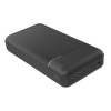 PLATINET POWER BANK 30000mAh Polymer ABS Texture Black