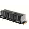 AXAGON CLR-M2XT, hliníkový pasivní chladič pro jedno i oboustranný M.2 SSD disk, výška 24 mm CLR-M2XT