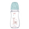 Canpol babies Fľaša so širokým hrdlom Exotic animals 300ml Zelená