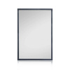 Casa Chic Arsenal, nástenné zrkadlo, pravé drevo, obdĺžnikové 90 x 60 cm (CL-MIR-90X60-BLK)