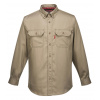 PORTWEST BIZFLAME FR89 / Nehorľavá košeľa - khaki 4XL