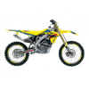 BLACKBIRD E2319AB kompletná sada polepov Suzuki RM-Z 250 '10-'18 Dream 5, farby: modrá/žltá/čierna