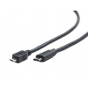 Gembird USB 2.0 micro BM cable to type-C (micro BM/CM), 1m, čierna CCP-USB2-mBMCM-1M