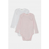 Bavlnené body pre bábätká United Colors of Benetton 3-pak 3GI70B089 3GI70B089.W.Reprop.PPYA ružová 68