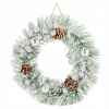 Vianočný dekoratívny veniec Springos 24 cm so šnúrkou