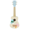 Drevená detská gitara na ukulele CLASSIC WORLD Modrá