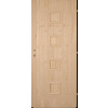 Hrdinka Palubkové dveře Quatro plné - střed Materiál: smrk, Orientace: Pravé, Šířka: 60 cm