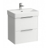Skrinka pod umývadlo Laufen BASE 52x53x36 cm, biela lesk