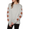 dámska mikina SANTA CRUZ CLASSIC DOT RAW CREW Heather Grey XS