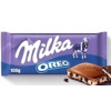 Milka Oreo mliečna čokoláda s náplňou z koláčikov 100 g