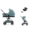 CYBEX Eezy S Twist+ 2 + Cot S Travel Set Aton B2 i-Size stormy blue 2026