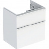 Geberit iCon Skrinka pod umývadlo 59,2 x 61,5 cm, biela lesklá, úchytka lesklý chróm 502.307.01.2