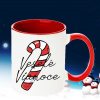 Hrnček Veselé Vianoce lízanka (Vianočný hrnček, s potlačou, merry christmas, vánoční, s potiskem)