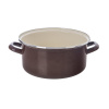 Smaltovaný kastrol Orion BROWN Lem 5 l
