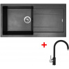 Sinks Amanda 990 Metalblack + Vitalia GR