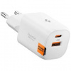 Nabíjačka do siete Spigen Essential 35W 1xUSB-C/1xUSB-A (ACH09462) biela