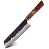 IZMAEL Damaškový kuchynský nôž Airi Kiritsuke/Červená 19 cm