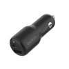 Nabíjačka do auta Belkin Boost USB-A 12W + USB-C PD3.0 PPS 30W, rýchla (CCB005BTBK)