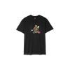 SANTA CRUZ tričko - Braun Pizza Bear T-Shirt Black (BLACK) veľkosť: XXL