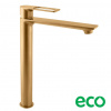 Rav slezák Vysoká umyvadlová baterie RAV SLEZÁK Nil bez výpusti kartáčovaná zlatá NL230.5ZK