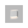 LED 2 Vonkajšie, vnútorné nástenné svietidlo FLAT II biele
