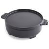 Liatinový hrniec s panvicou Weber 2v1 pre Gourmet BBQ System