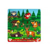 Teddies vkládačka dřevěná Moje první lesní zvířátka 6 ks