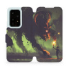 Flipové pouzdro Mobiwear - Honor 200 Lite - VA08P Příšera a kluk s pochodní (Knížkové flip pouzdro, obal, kryt na mobil Honor 200 Lite - VA08P Příšera a kluk s pochodní, materiál Umělá kůže + TPU - oc