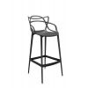 Barová stolička A.I. STOOL RECYCLED, v. 75 cm, viac farieb - Kartell Farba: černá