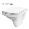 Cersanit EASY WC misa závesná CleanOn 52,5x36cm, Biela Hranatá + sed. SC Duropl K701-144 K701-144