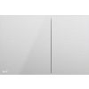 Alcadrain Flat Ovládacie tlačidlo splachovania, nerezová-polomat/lesk AIR-INOX