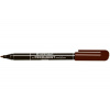 Popisovač permanentný Centropen 2846, okrúhly hrot, 1 mm, hnedý