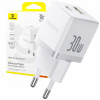 BASEUS RÝCHLA NABÍJAČKA SIEŤOVÁ USB-C USB-A 30W PD PRE TELEFÓN A TABLET