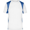DAIBER JN 306 / Pánske bežecké tričko - white/royal blue XL