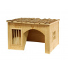 Kerbl Domček pre králiky z prírodného dreva 42x34,5x27 cm