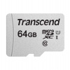Karta TRANSCEND MicroSDXC 64GB 300S, UHS-I U1 + adaptér (TS64GUSD300S-A)