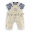 Oblečenie T-Shirt & Ecru Overalls Loire Riverside Mon Grand Poupon Corolle pre 36 cm bábiku od 24 mes
