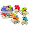 LEAN TOYS Auto Triceratops Dinosaurus - 4 typy