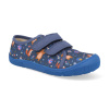 Barefoot dětské plátěnky Koel - Dud Print Bear Blue modré