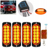 LED VÝSTRAŽNÁ lampa STROBOSKOP Pilot 12V bezdrôtová