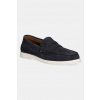 Nubukové mokasíny Tommy Hilfiger TOMMY HILFIGER NUBUCK P LOAFER pánske, tmavomodrá farba, FM0FM05350 EUR 45