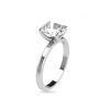iZlato Forever Obruč z bieleho zlata solitaire pre 1,5ct diamant Alexia, 14K CSTM6W-150